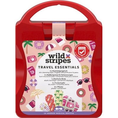 Wild Stripes First Aid Kit Travel - Hypoalergení náplati Dárková sada