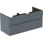 Ideal Standard Finesse - Шкафче за умивалник, 120x51x55 см, 4 чекмеджета, Ribbed Matt ashblue E3399UQ (E3399UQ)