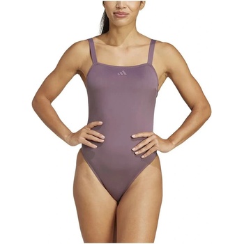 Adidas Бански костюм Adidas Iconisea swimsuit - Purple (Shadow Fig / White)