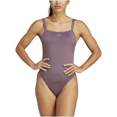Adidas Бански костюм Adidas Iconisea swimsuit - Purple (Shadow Fig / White)