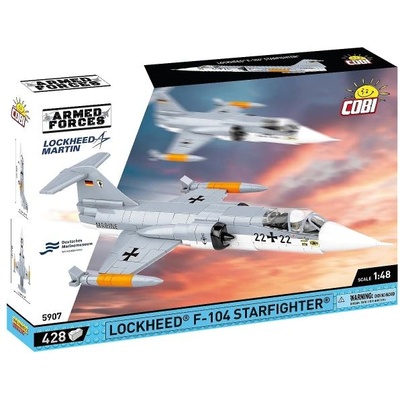 Cobi Въоръжени сили Lockheed F-104 Starfighter, 1: 48, 420 k