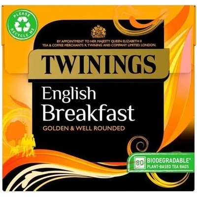 Twinings English Breakfast černý čaj 80 ks 200 g