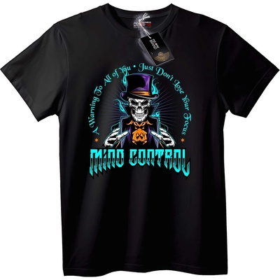 NOONEBRAND Тениска Контрол на Съзнанието Skull - L, White