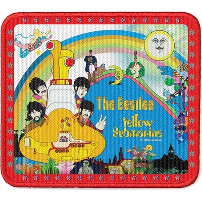 Nažehlovačka The Beatles - Yellow Submarine Stars Border