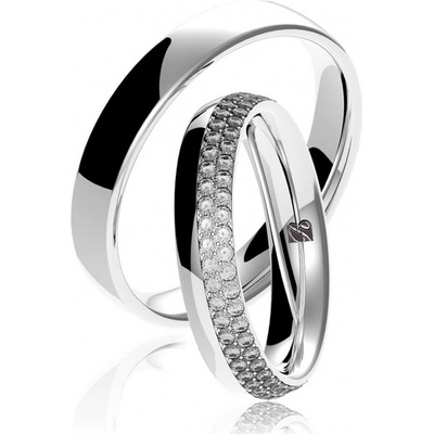 Blink Blink diamantové obrúčky z bieleho zlata 8093BDL