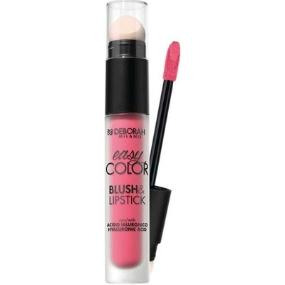 Deborah Milano tekutá tvářenka a rtěnka 2v1 Easy Color 03 Rebel Pink 4,5 g