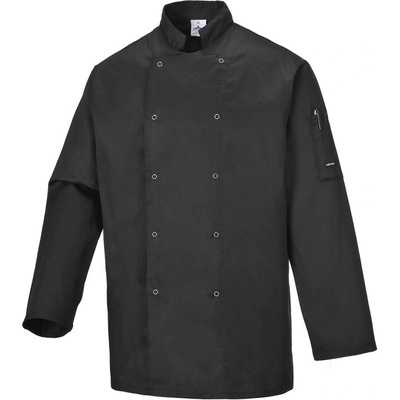 Portwest Suffolk Chefs L/S C833 dlouhý rukáv černý L – Zboží Dáma