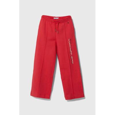 Calvin Klein Jeans červená s potiskem