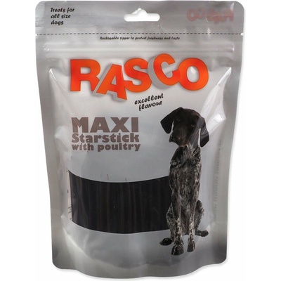 Rasco maxi tyčinka v tvare hviezdy s hydinovým 10 cm 450 g