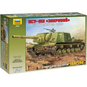 Zvezda Модел комплект военен 3532 - isu-152 Съветско самоходно оръдие (1: 35)