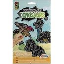 Škrábacie obrázky RMS Vyškrabávací magnety Víly + Dinosauři