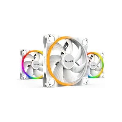 be quiet! Light Wings WHITE 140mm PWM Triple Pack BL102