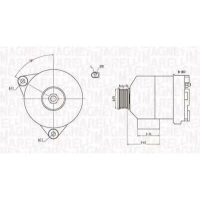 MAGNETI MARELLI Alternátor MAG 063731872010