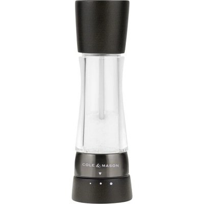 Мелничка за сол DERWENT BLACK WOOD - 19 см. - с механизъм за прецизност - цвят черен (Cole-&-Mason-H-332292)