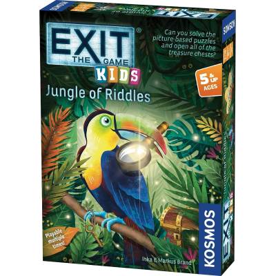 999 Games Настолна игра Exit kids: Jungle of Riddles - детска