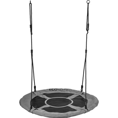 EcoToys houpačka Čapí hnízdo 100 cm MIR6001 šedá