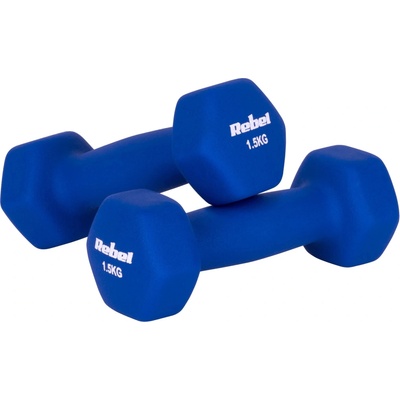 Rebel RBA-2330-1.5 Liatinové neoprénové činky 2 x 1,5 kg