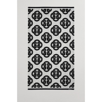 Gant plážová osuška Monogram print 100 x 180 cm black