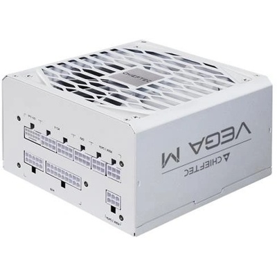Vega M White, 850W, ATX, 135 мм вентилатор, Active PFC, Модулно, 80 Plus Gold, Бял (PPG-850-CW)