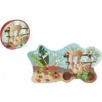 Scratch Europe Puzzle 35 contour sloths