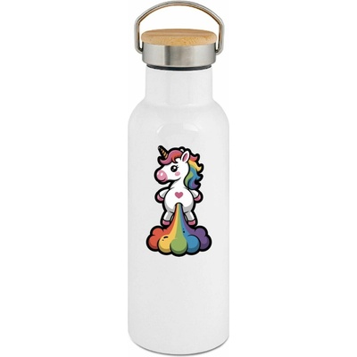 123TRIKO termoska Jednorožec prdí duhu 500 ml