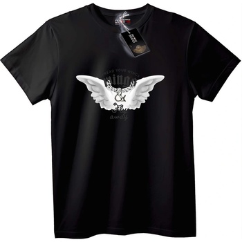 NOONEBRAND Тениска Крила и свобода - XL, White