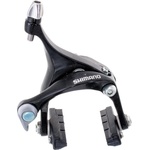 SHIMANO , caliper brake, br-r561-l, rear, cs49, 12.8mm pivot bolt 10.5mm sunken nut, w/r55c3 shoe, black, bulk (br0434)