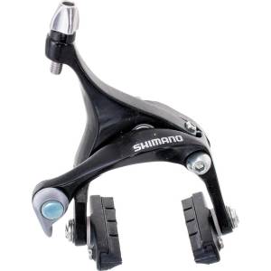 SHIMANO , caliper brake, br-r561-l, rear, cs49, 12.8mm pivot bolt 10.5mm sunken nut, w/r55c3 shoe, black, bulk (br0434)
