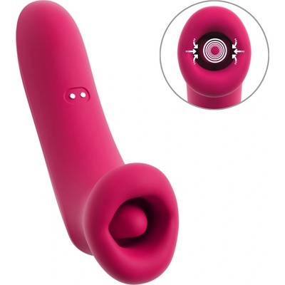 You2Toys Oral Fun Vibrator Sucking Mouth Vibrating Tongue Red