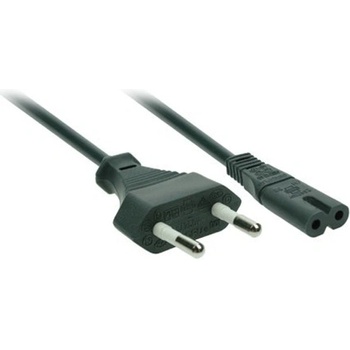 Solight SSP0102E napájací kábel pre AV zariadenia, 2-pin, 2m, 2,5A, manžeta