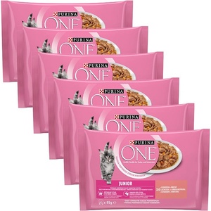 PURINA ONE JUNIOR мултипакет 24 x 85 г