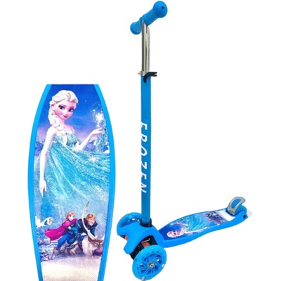 Тротинетка с анимационен дизайн, регулилуема височина, светещи колела 26