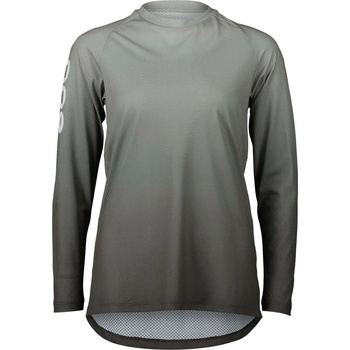 POC W's Essential MTB Lite LS Jersey Gradient Sylvanite Grey