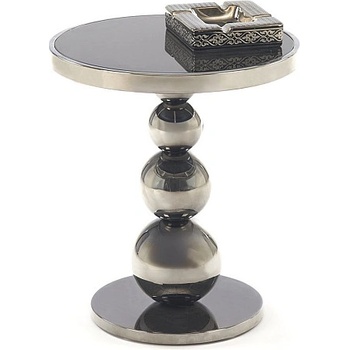 Halmar Холна маса carla черна / сребърна