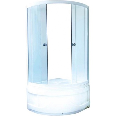 Sanotechnik Sprchový kout s vysokou vaničkou PT2225, čtvrtkruh, 90 x 90 x 205 cm – Zboží Dáma