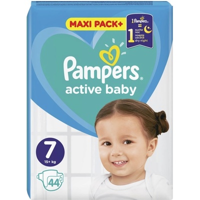 Pampers active baby 7 44 ks