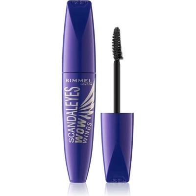 Rimmel ScandalEyes WOW Wings спирала за обем и извиване на мигли цвят 001 Black 12ml