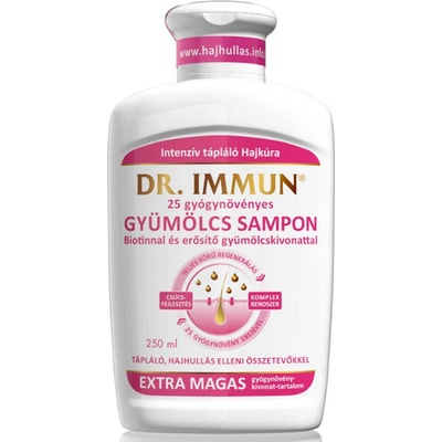 Dr.Immun 25 bylinný šampón s biotínom a ovocným extraktom 250 ml