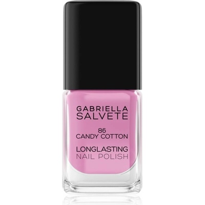 Gabriella Salvete Longlasting Enamel dlhotrvajúci lak na nechty s vysokým leskom odtieň 86 Candy Cotton 11 ml