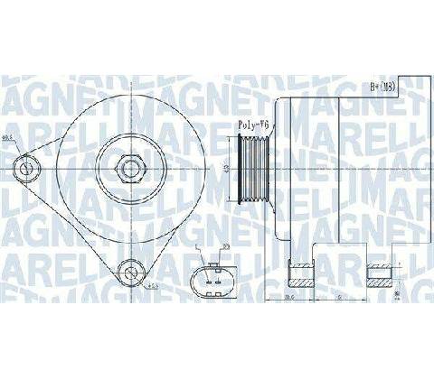 generátor MAGNETI MARELLI MQA1985