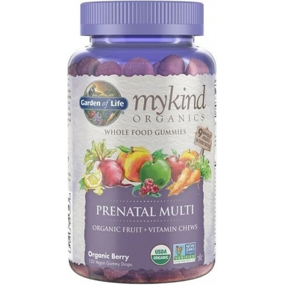 Garden of Life Mykind Organics Multi Gummies PRENATAL z organického ovoce 120 kapslí