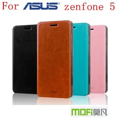ASUS Zenfone 5 Mofi Wallet Кожен Калъф + Протектор