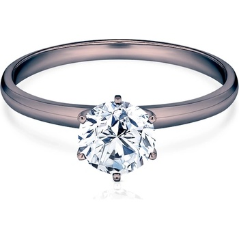 SAVICKI Годежен пръстен savicki: черно злато, диамант