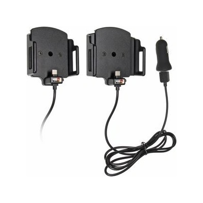 Brodit držiak do auta nastaviteľný s USB-C a nabíjaním z cig. zapaľovača/USB š. 62-77 mm, hr. 12-16 521842
