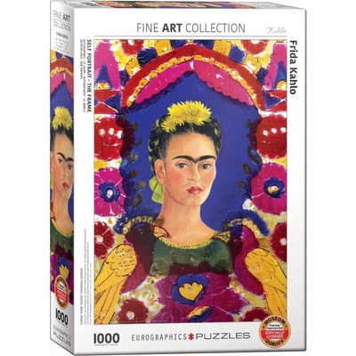 Eurographics Portrét Frídy Kahlo v rámu 1000 dielov