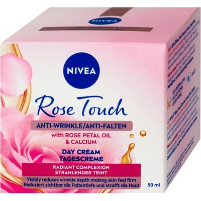 Nivea Rose Touch Anti wrinkle denní krém 50 ml