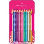 Faber-Castell Цветни моливи FABER-CASTELL Sparkle 12 цвята