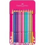 Faber-Castell Цветни моливи FABER-CASTELL Sparkle 12 цвята