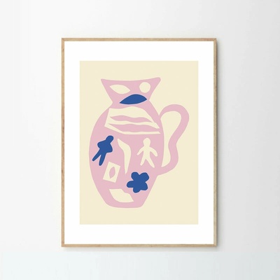 Moikka Plakát Amusant Vase by Lucrecia Rey Caro 21x29,7 (A4)