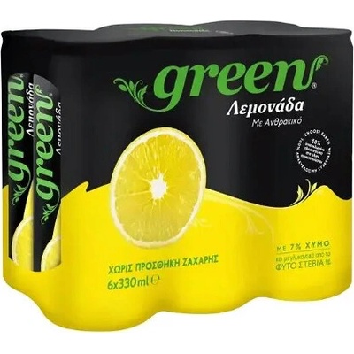 Green Cola Green Lemonáda 6 x 330 ml